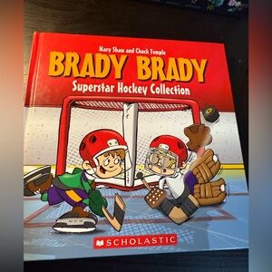 Scholastic Brady Brady Hockey Collection Book - Red Cover
